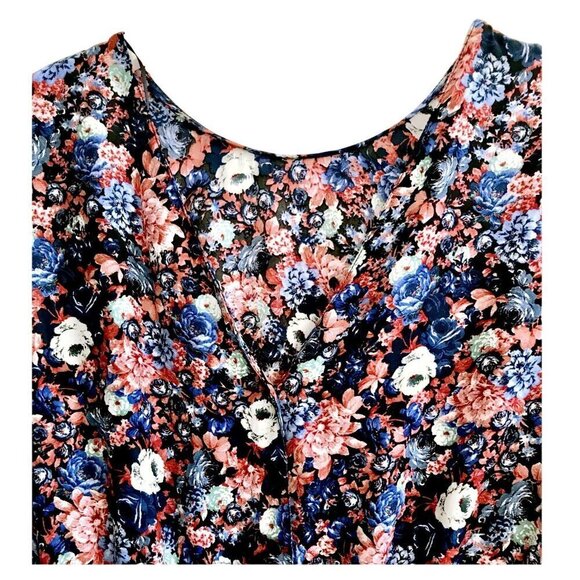 Zara floral print v back mini dress, Size M - Picture 8 of 13